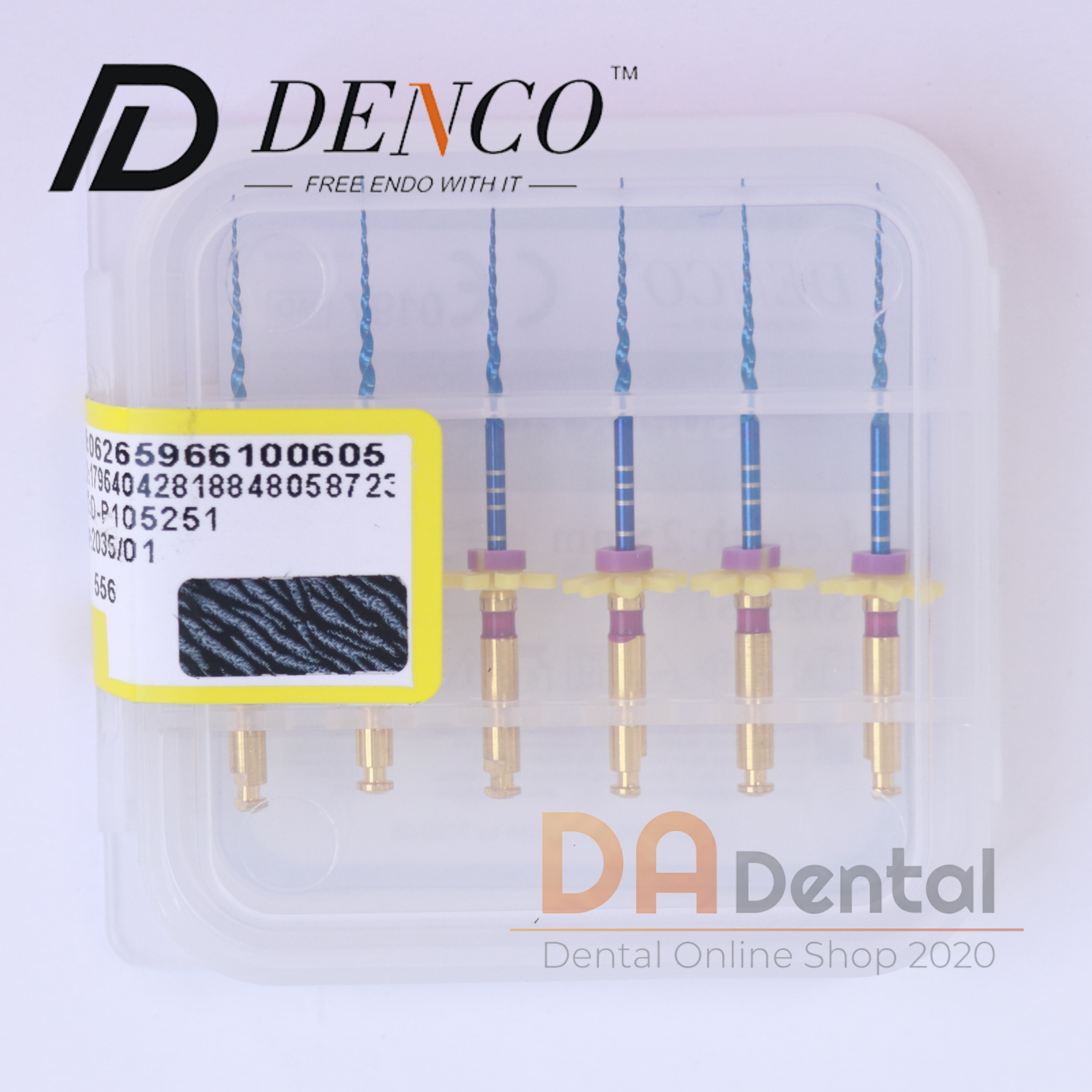 فایل روتاری بلو دندانپزشکی دنکو DENCO BLUE سایز S1(size10,length25mm)