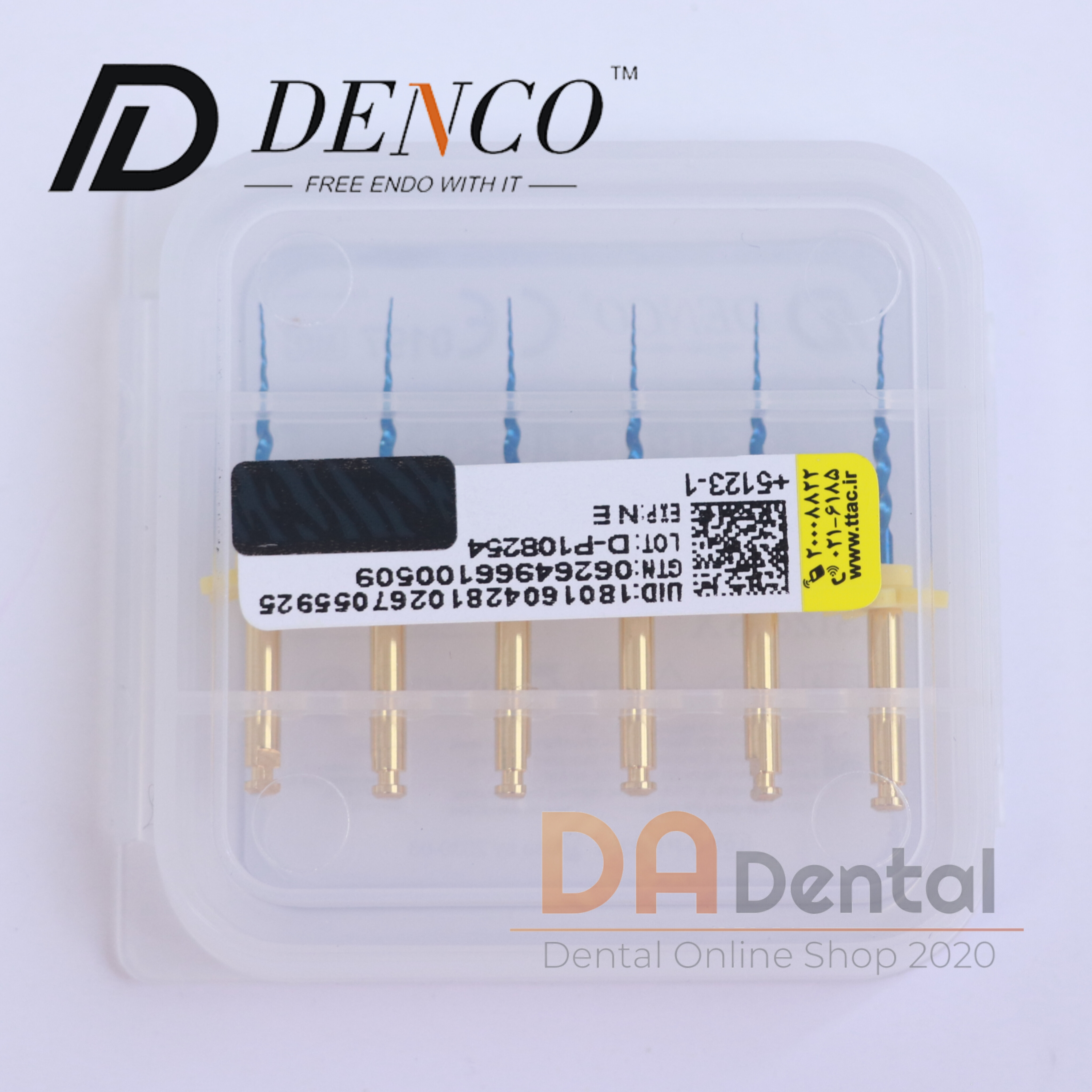 فایل روتاری بلو دندانپزشکی دنکو DENCO BLUE سایز SX(length19mm)
