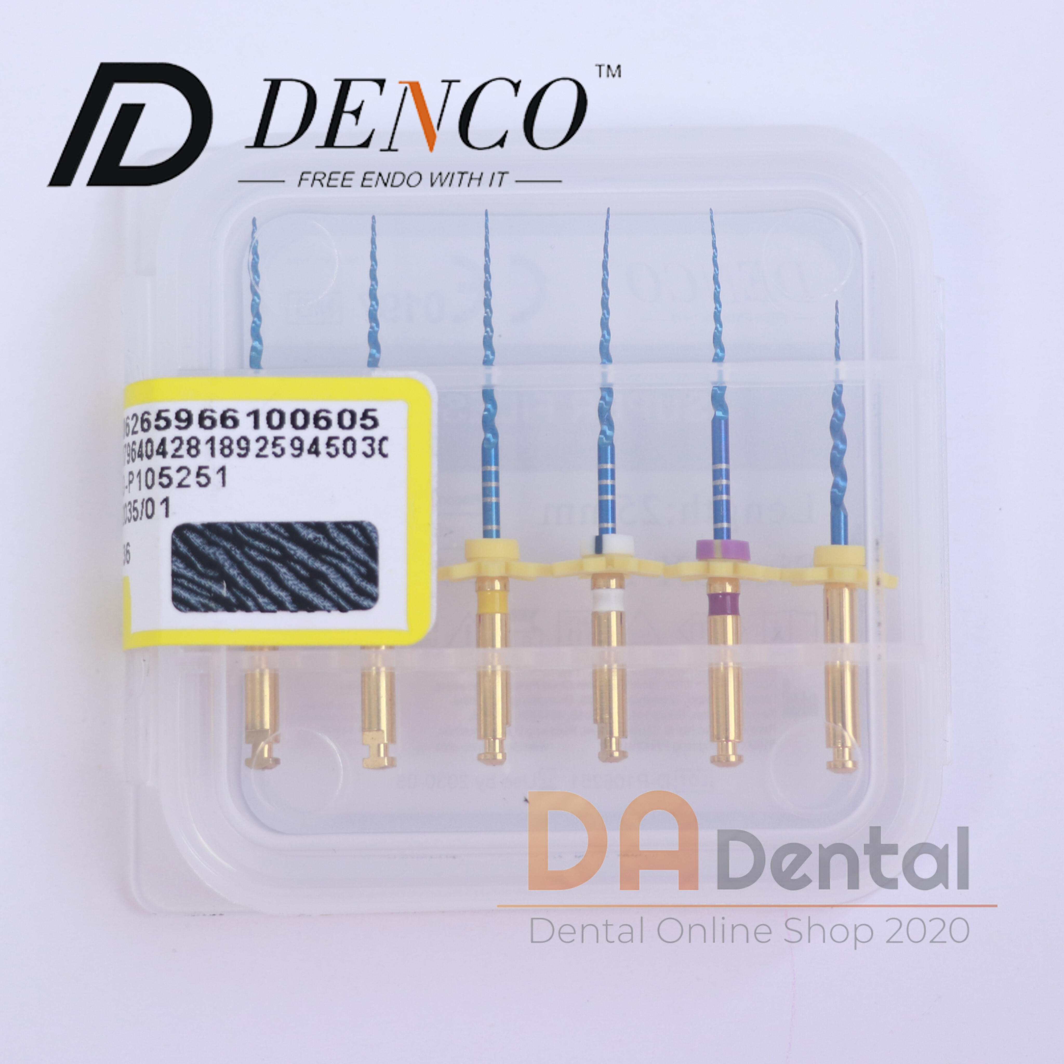 فایل روتاری بلو دندانپزشکی دنکو DENCO BLUE سایز آسورت SX_F3(size asort)