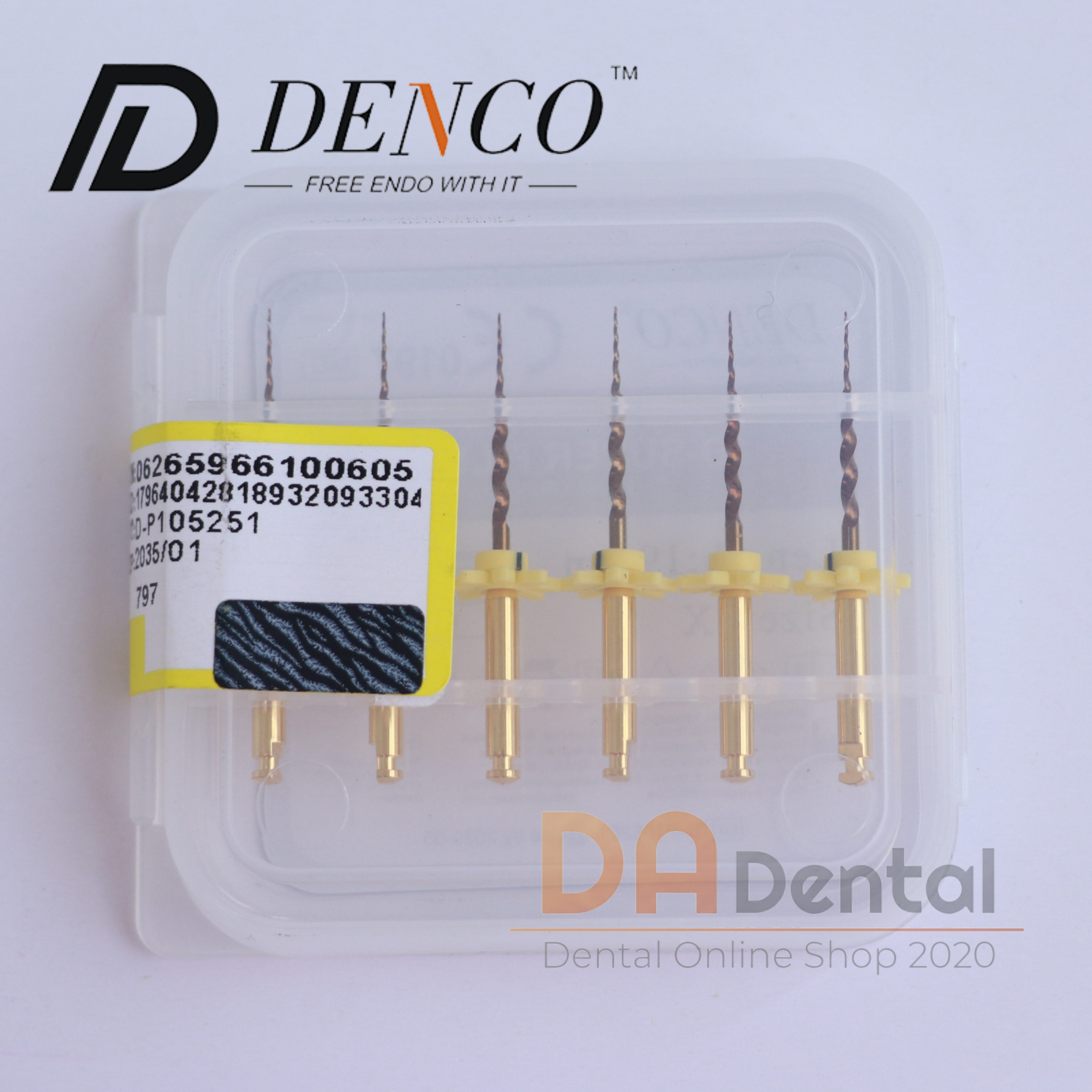 فایل روتاری گلد دندانپزشکی دنکو DENCO GOLD سایز SX(length19mm)