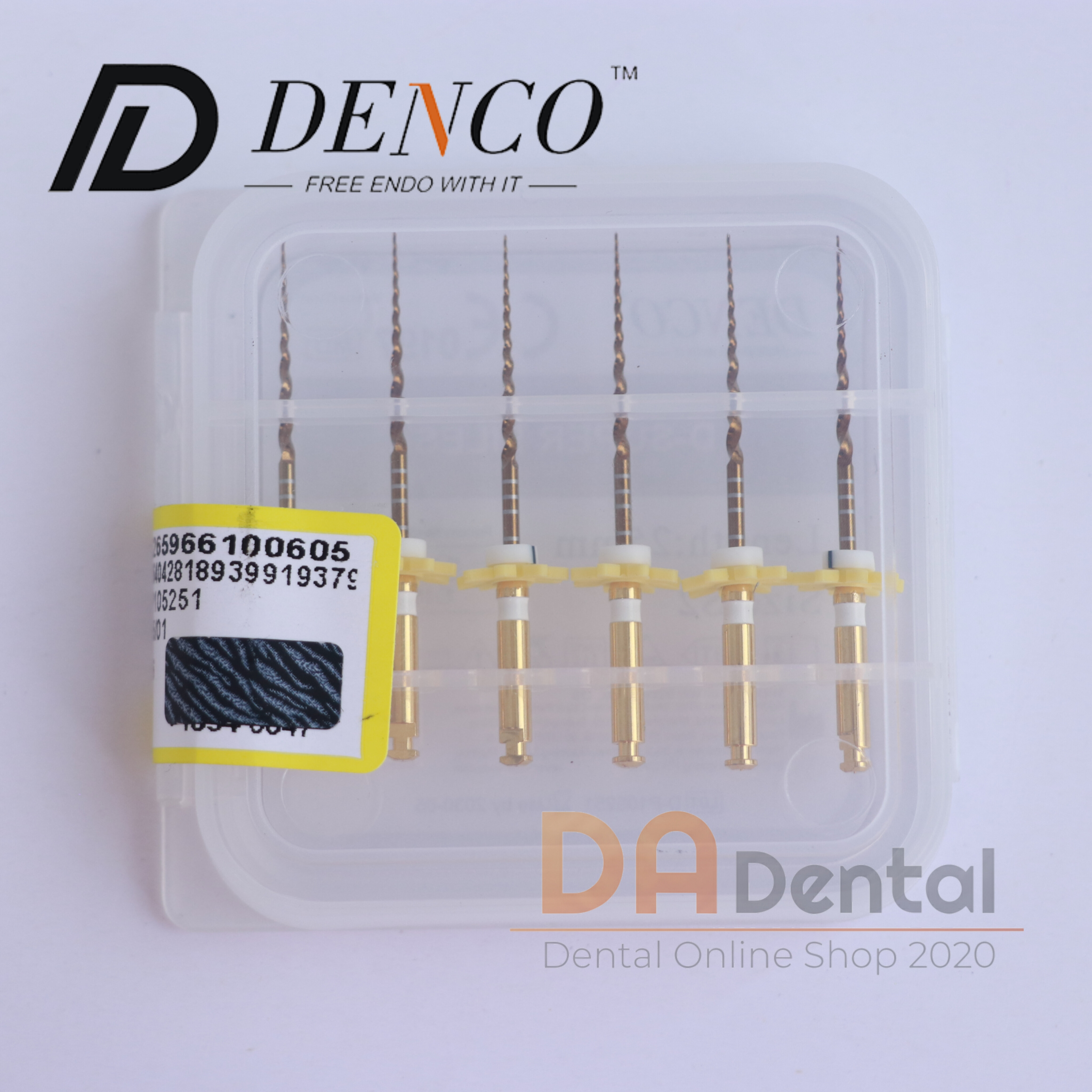 فایل روتاری گلد دندانپزشکی دنکو DENCO GOLD سایز S2(size15,length25mm)