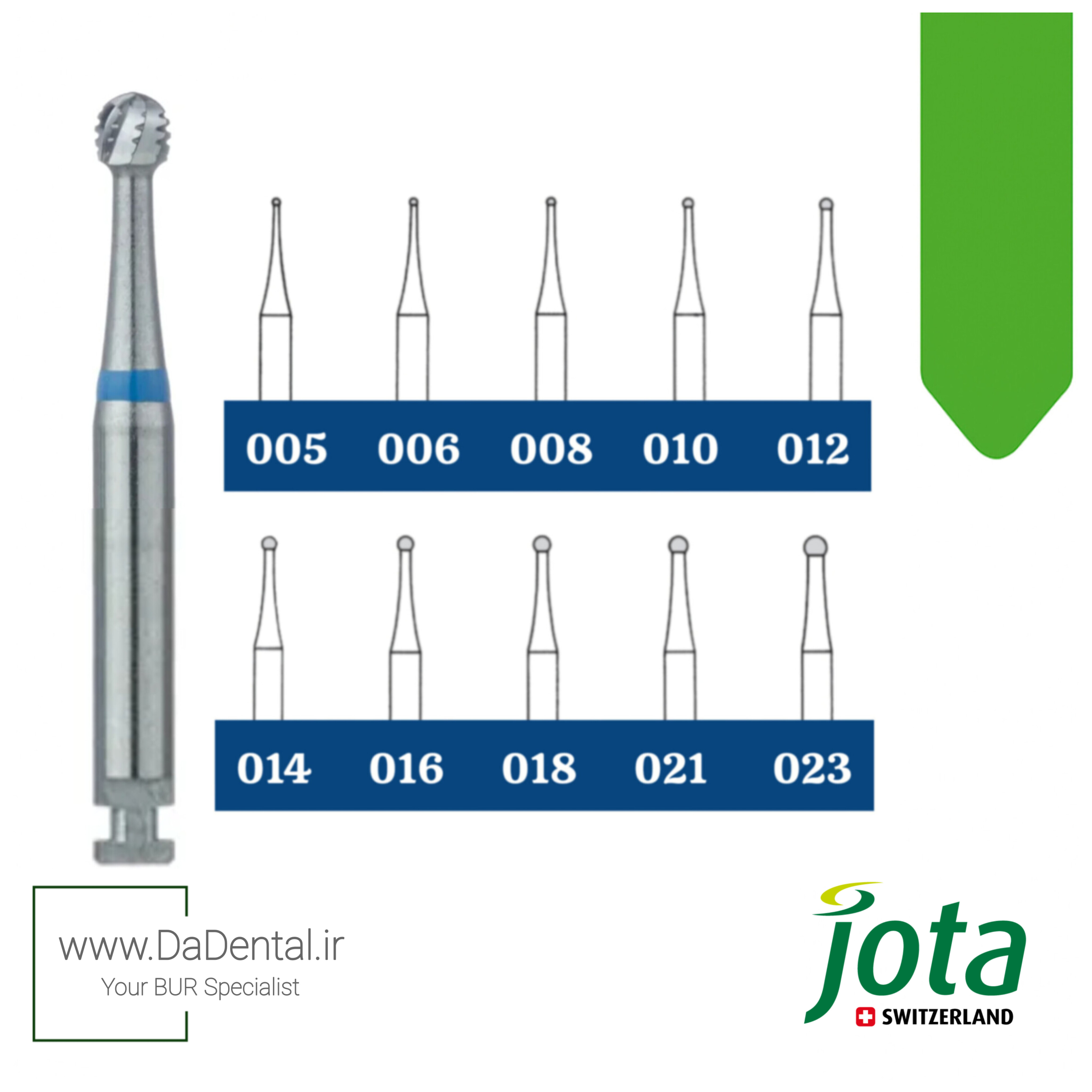 فرز کارباید روند دندانه دار آنگل جوتا jota کد CQ1 FG