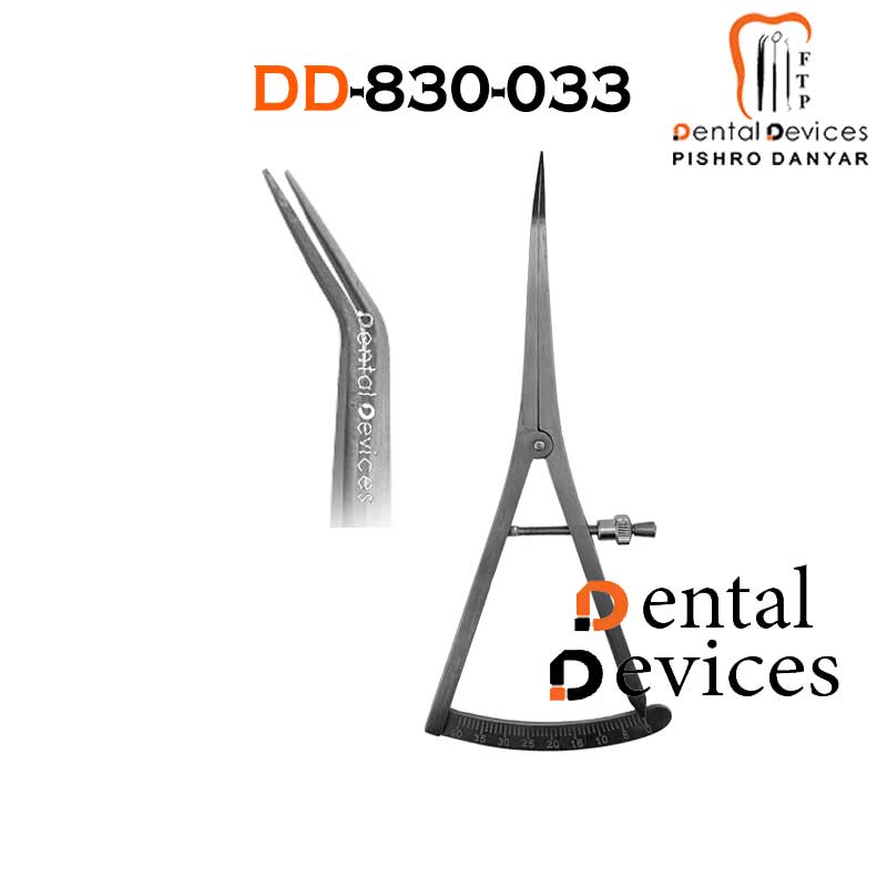 کالیپر 0-40 میلی متر سرکج (کاستروویجو )14.5سانت دنتال دیوایس DENTAL DEVICES
