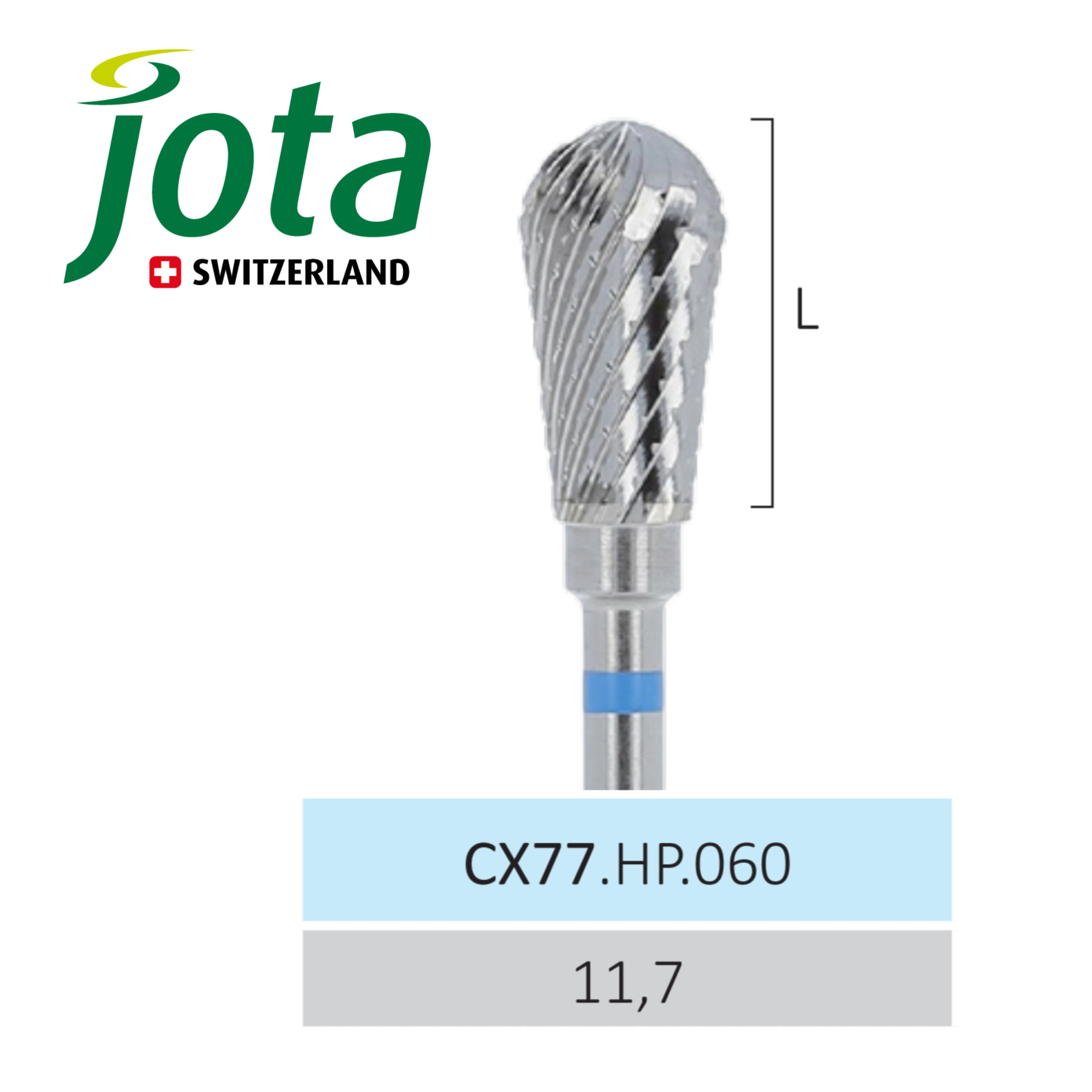 فرز تراش تیتانیوم دور آبی مخصوص هندپیس جوتا JOTA کد CX77.HP